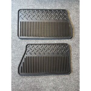 2007-2013 OEM factory Chevrolet Silverado, or GMC Sierra Rubber Rear Floor Mats